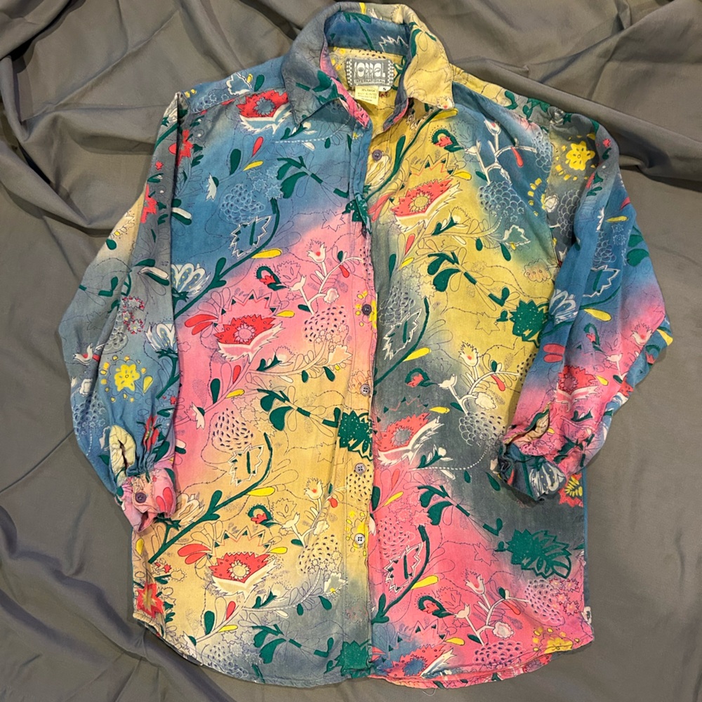 Vintage colorful dress shirt